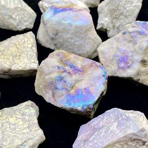 Vente en gros de pierres brutes de turquoise blanche Aura de haute qualité, parfaites pour la collection à domicile, cadeau pour la Saint-Valentin - Product Image 2