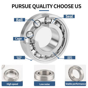 Baixa fricção 6304-2z/c3 rolamento de esferas profundo do sulco Rodamientos 6711-2rs F-581062 16.5x43x13mm 6.5x43x13mm 6700 6200z - Product Image 5