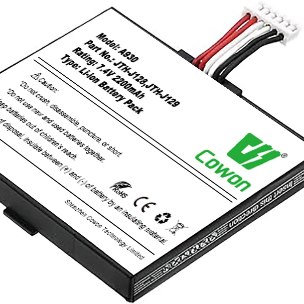 High Quality New 7.4V 2200mAh Li-ion Rechargeable Replacement Battery JTH-J128 JTH-J129 A930 for POS Payment Terminal Machine