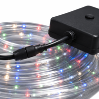 Flexibles PVC RGB LED-Lichtband IP67 Wasserdicht 100m/Rolle 360° Leuchten Garten Baum Umwicklung Partybeleuchtung Anpassbar