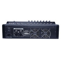 Console de mixage amplifiée DMX16-12 12 canaux 350W x 2 canaux, égaliseur, amplificateur, mixeur sonore
