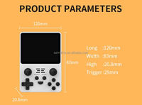 Console de jeu vidéo portable Powkiddy Rgb20s 3,5 pouces pour jeux rétro Ps1, lecteur de jeux open source avec Wifi