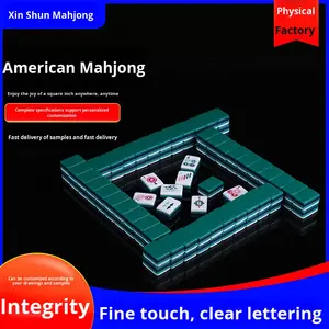 <span class=keywords><strong>Set</strong></span> di Tessere per <span class=keywords><strong>Mahjong</strong></span> Americano di Medie e Grandi Dimensioni, Realizzate <span class=keywords><strong>a</strong></span> Mano in Melamina, Personalizzate per Vendite Transfrontaliere - Product Image 5