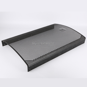 Accesorios de malla negra de fábrica OEM, cubiertas de rejilla de altavoz de Metal, malla metálica tejida para altavoz - Product Image 5