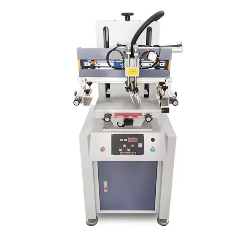 Mesin cetak layar listrik datar Semi otomatis harga pabrik mesin cetak layar datar untuk tekstil dan produk plastik