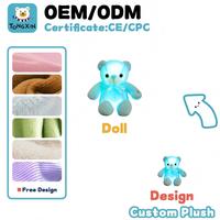 Ours en peluche personnalisé sur mesure, animal en peluche mignon, créez votre propre jouet en peluche pour enfants, cadeaux d'entreprise, jouet en peluche personnalisé
