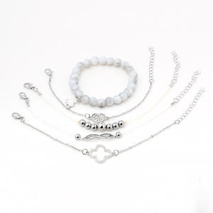 Fashion Jewelry <b>Sets</b> <b>Bracelets</b> For Women Heart Zircon Silver Alloy Gift 2025 - Product Image 4