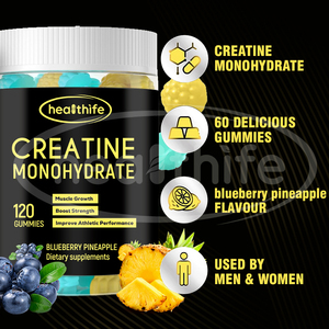 เฮลติไลฟ์ โออีเอ็ม ผลิตภัณฑ์เสริมอาหารเพิ่มพลังงาน รสสับปะรด ครีเอทีน โมโนไฮเดรต แบบกัมมี่ - Product Image 5