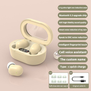 <span class=keywords><strong>Auriculares</strong></span> internos E8S macaron, cascos inalámbricos impermeables con reducción de ruido y pantalla táctil, novedad de 2023 - Product Image 4