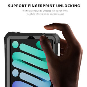 เคส Shellbox สำหรับ iPad Mini6 2021 พร้อมฟิล์มกันรอยในตัว ได้รับการรับรองมาตรฐาน IP68 ป้องกันฝุ่น กันน้ำ กันกระแทก และกันทราย - Product Image 5