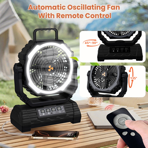 10000 mAh sạc di động LED Đèn lồng Pin hoạt động dao động ngoài trời cắm trại bảng fan hâm mộ lều, cúp điện xây dựng - Product Image 5