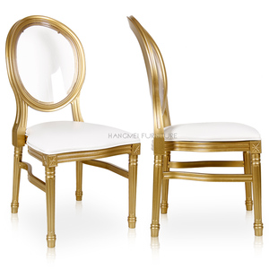 Chaise de luxe en acrylique transparent royal à dos en résine plastique pour mariage, chaise chiavari transparente, chaise <span class=keywords><strong>louis</strong></span>, usine de chine - Product Image 2