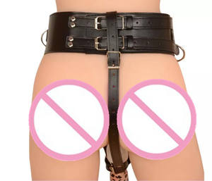 Pantaloni Bondage di vendita caldi vibratore che indossa pantaloni cinturino <span class=keywords><strong>Dildo</strong></span> sulla cintura in pelle bdsm orgasmo donna adulta - Product Image 6