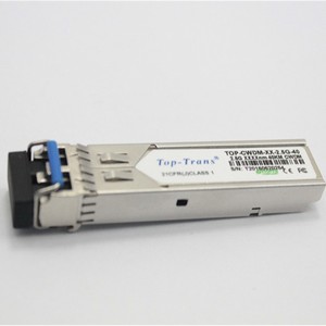 โมดูลออปติคอล Top-Trans 2.5G ระยะ 40 กม. แบบ CWDM พร้อมหัวต่อ LC สำหรับเชื่อมต่อผ่านสาย LAN - Product Image 2
