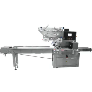Fully automatic horizontal wrapping flow pack packing machine packaging machine