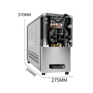 Nueva Máquina de Helado Suave Industrial Pequeña con Preenfriamiento, Capacidad de 6L, Acero Inoxidable, Autolimpieza, <span class=keywords><strong>VOKA</strong></span> VK-S8, Uso Comercial - Product Image 3