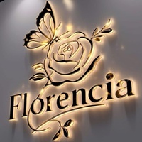 Lettres en métal 3D rétroéclairées personnalisées, logo LED, enseigne en lettres LED, lettres en acrylique, enseigne commerciale pour la décoration murale