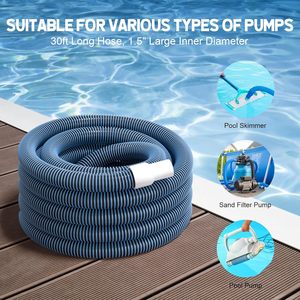 <span class=keywords><strong>Manguera</strong></span> de vacío para <span class=keywords><strong>piscina</strong></span> enrollada en espiral profesional de alta resistencia de 9M, 1-1/2 ", con manguito giratorio, limpiador de <span class=keywords><strong>piscina</strong></span>, accesorios de vacío - Product Image 5