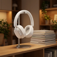 Casque audio supra-auriculaire BT 6.0 avec réduction de bruit hybride ANC ENC, sans fil, 50 heures d'autonomie, basses 40 mm, pour les voyages et les jeux