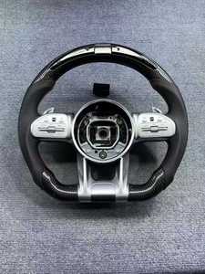 Volante Clásico de Cuero y Fibra de Carbono para <span class=keywords><strong>Mercedes</strong></span>-Benz GLC GLE GT - Para <span class=keywords><strong>Mercedes</strong></span> Benz Clase V W447 - Product Image 6
