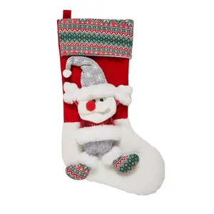 创意新款圣诞袜子可爱礼物新奇搞笑圣诞婴儿袜子圣诞老人雪人袜子