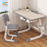 Ensemble bureau et chaise réglables de qualité commerciale pour étudiants avec rangement intégré pour salles de classe – Robuste – Vente en gros fabricant