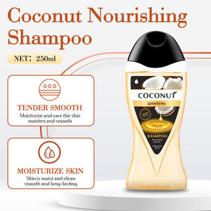 Marque privée Vente de gros Shampooing à la noix de <span class=keywords><strong>coco</strong></span> Traitement capillaire à base de plantes bio à la noix de <span class=keywords><strong>coco</strong></span> 250ml Produit de soin des cheveux hydratant et moelleux à la biotine - Product Image 3