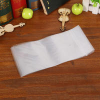 Sacs en plastique transparents refermables personnalisés avec fermeture éclair pour emballage de bijoux, sacs refermables transparents avec fermeture éclair et joint de maintien