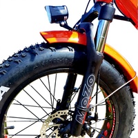 Vélo électrique à double batterie 1500W, moteur Hentach 60V, double batterie lithium, fourche Exsho, pneus Kenda 20 pouces, couple 150N, 60+ km/h, frein Gemma, 7 vitesses