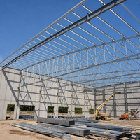 Structure en acier industrielle Kin Bright KBG pour toit de gymnase, bâtiment métallique préfabriqué avec structures Tekla