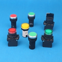 22mm XB2 plastique rouge/vert bouton d'arrêt de démarrage avec symbole de flèche bouton de commutation tactile plat bouton de commutation momentané