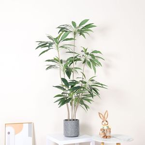 Plantas Artificiales Dream Castle de 100cm-200cm, Decoraciones de Interior en Maceta de Terciopelo Biónico - Product Image 2