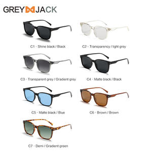 Gafas de Sol Polarizadas con Marco Cuadrado para Hombre Greyjack, TR90 UV400, Lentes Negras TAC Tipo 3 - Product Image 4