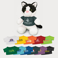 Nouveau lever du soleil sur mesure doux mignon câlin en peluche mouton canard lion singe lapin girafe poupée animal sauvage avec des t-shirts colorés