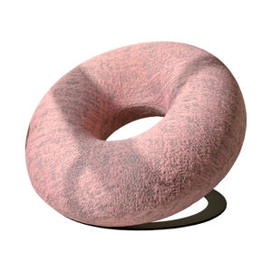 Fauteuil Donut Tianxingju, fauteuil rond rembourré, fauteuil simple minimaliste, fauteuil design pour salon, fauteuil artistique - Product Image 1