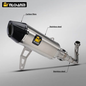 Sistema de Escape para Motocicleta ZONTES 368G/E, Acero Inoxidable, Fibra de Carbono, Secció<span class=keywords><strong>n</strong></span> Completa, Modificació<span class=keywords><strong>n</strong></span>/Actualizació<span class=keywords><strong>n</strong></span>, Silenciador SC <span class=keywords><strong>AK</strong></span> Nuevo - Product Image 6