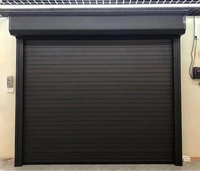 Portes de sécurité isolées thermiquement, automatiques, en alliage d'aluminium, volets roulants rapides, porte industrielle enroulable en spirale