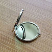 Motif Pliant Double Face Petit Miroir Rond pour Fille Maquillage Souvenir Cadeau Personnalisé Marbre Personnalisé Femme Miroir Cosmétique