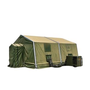 Refugio de tienda Modular Extra grande con diseño de dosel de espiga Alivio portátil al aire libre para uso de almacenamiento de alojamiento de emergencia - Product Image 3