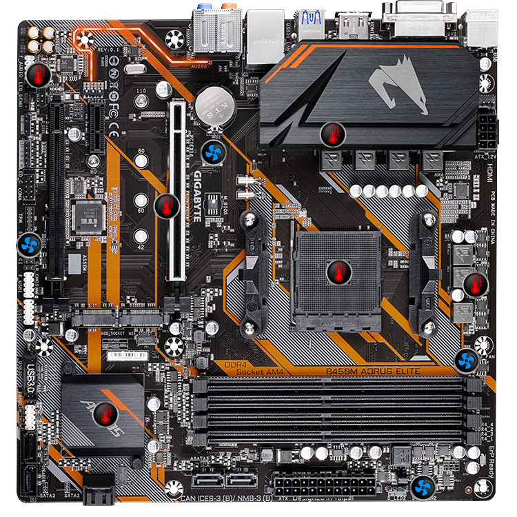 AMD ryzen5 3600 & B450 AORUS ELITE セット Amazon.com: Gigabyte B450 AORUS Elite V2 (AMD Ryzen AM4/ATX/M.2