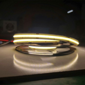 COB LED <span class=keywords><strong>Strip</strong></span> Lights 4 Mét Màu Duy Nhất Cob Led <span class=keywords><strong>Strip</strong></span> Khuếch Tán Cob Led <span class=keywords><strong>Strip</strong></span> 348Leds/M - Product Image 2