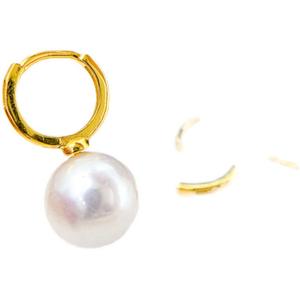 S925 <b>Silver</b> DIY Pearl Accessories Crown <b>Silver</b> Jewelry <b>Earrings</b> Empty Bracket 8-11mm Beads for Fashion <b>Stud</b> Accessory Creations - Product Image 5