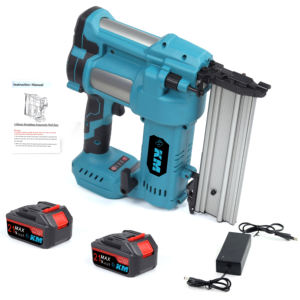 KM, <span class=keywords><strong>recargable</strong></span>, alimentado por batería de litio, inalámbrico, calibre 18, Marco Brad, pistola de clavos, <span class=keywords><strong>clavadora</strong></span> para carpintería para madera dura - Product Image 2