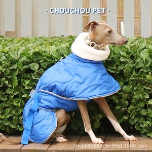 Vêtements <span class=keywords><strong>pour</strong></span> chiens : <span class=keywords><strong>Manteau</strong></span> matelassé tendance automne-hiver <span class=keywords><strong>pour</strong></span> <span class=keywords><strong>lévrier</strong></span>, <span class=keywords><strong>whippet</strong></span>, petits, moyens et grands chiens avec laisse et bandage de ventre - Product Image 2