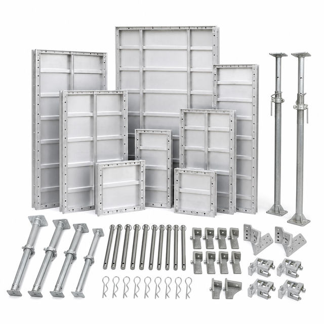 Factory Supplier High Strength Durable Wall Bracket System Panel Aluminum 6061-T6 Formwork 5 Year Warranty for Residential