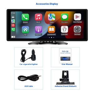 Universal <strong>Car</strong> 10.26inch IPS Portable Display Wireless Carplay <strong>Android</strong> Auto Navigation High Definition Touch Screen Multimedia - Product Image 6