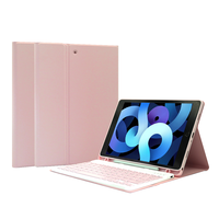Étui pour iPad Air 5 10,9 pouces modèle 2022 A2588, housse de clavier, antichoc, clavier sans fil magnétique détachable, support pour stylet