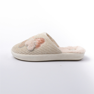 Pantuflas Cálidas de Invierno para Mujer, Punta Abierta, Suaves, Antideslizantes, Transpirables, con Diseño de Amortiguación en la Suela de TPR para Uso en el Hogar - Product Image 3
