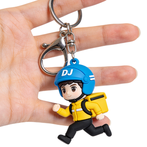 <span class=keywords><strong>Porte</strong></span>-clés <span class=keywords><strong>personnalisé</strong></span> en PVC mignon, cadeau, caoutchouc souple, logo <span class=keywords><strong>3D</strong></span> <span class=keywords><strong>personnalisé</strong></span> - Product Image 3