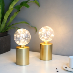 Envío Gratuito en EE. UU. Juego de 2 Lámparas de Escritorio Pequeñas de Diseño Industrial, Lámpara <span class=keywords><strong>LED</strong></span> Inalámbrica para Mesa de Noche, para Sala de Estar, Decoración de Iluminación del Hogar - Product Image 2